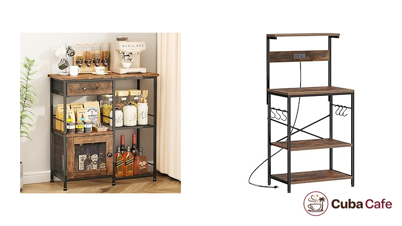 Top 11 coffee bar tables & stands for versatile kitchen storage